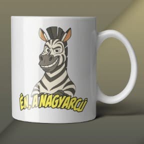 én, a nagyarcú bögre - zebra